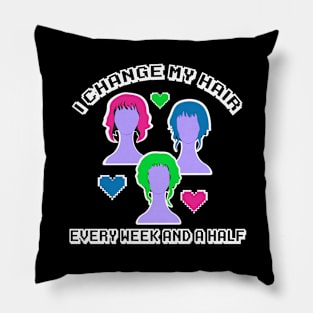 Ramona's hairstyles Pillow