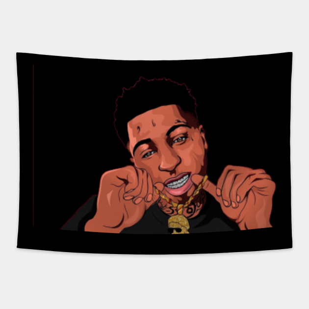 young boy Nba Youngboy Never Broke Again Tapestry TeePublic
