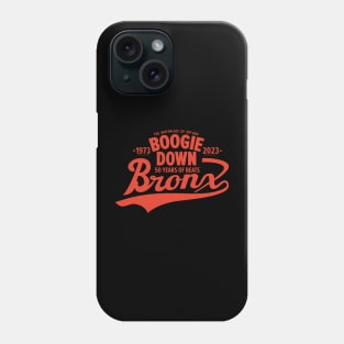 Boogie Down Bronx lettering - 50 years of Hip Hop Phone Case