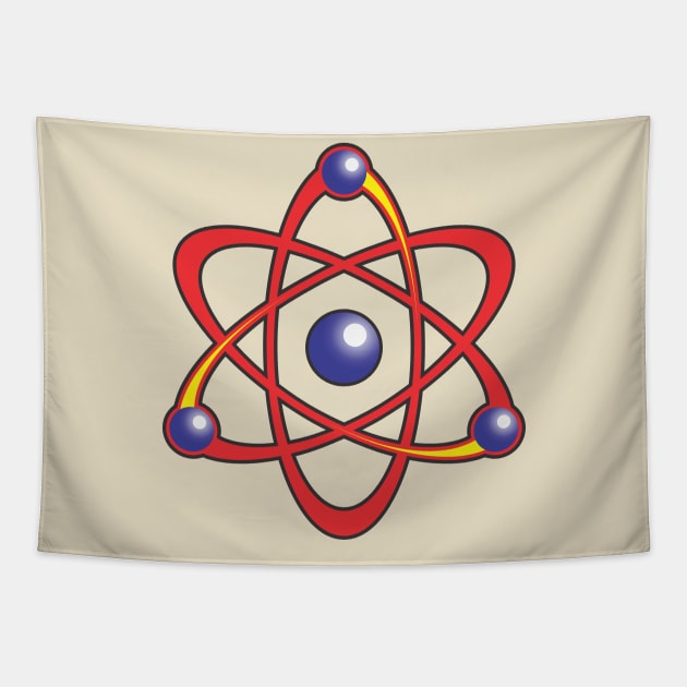 Space Atom Tapestry by Norwood Designs