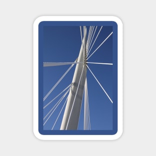 Abstract Bridge Lines, Winnipeg, Manitoba, Canada Magnet