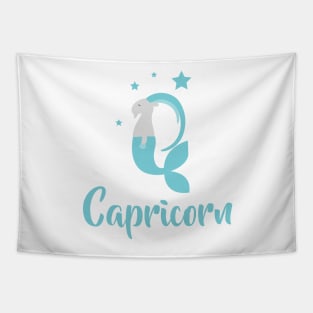 Capricorn Dec 22 - Jan 19 - Earth sign - Zodiac symbols Tapestry