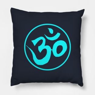 Sacred Spiritual Om Symbol Pillow