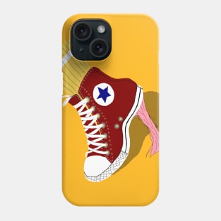 Vintage Sticky Shoe Design Phone Case