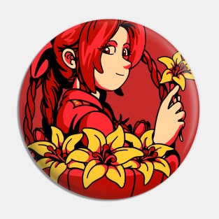 The Flower Girl Pin