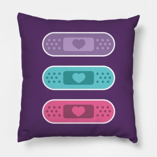 Kawaii Pastel Plasters Pillow