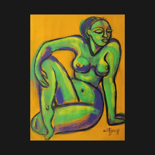 Yellow And Green Nude by CarmenT