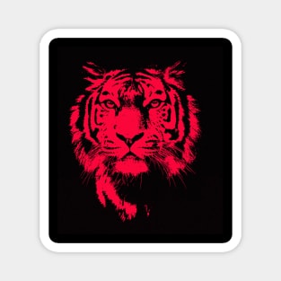 Tiger Red Head 01 Magnet