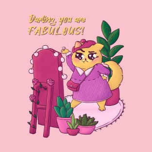 Darling You Are Fabulous Cat Lady T-Shirt