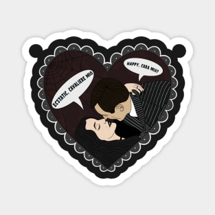 Relationship Goals: Addams Family (in color) Magnet