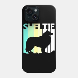 Cute Sheltie Silhouette Phone Case