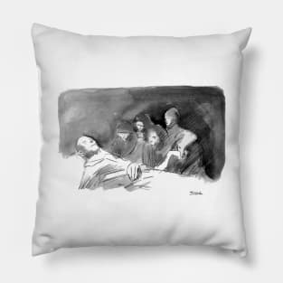 Death scene Pillow