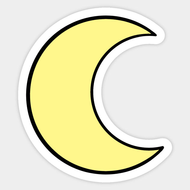 Moon' Sticker