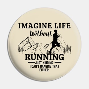 Running Pun Funny Sayings Pin