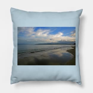 Poole Bay - Looking West from Branksome, May 2019 Pillow