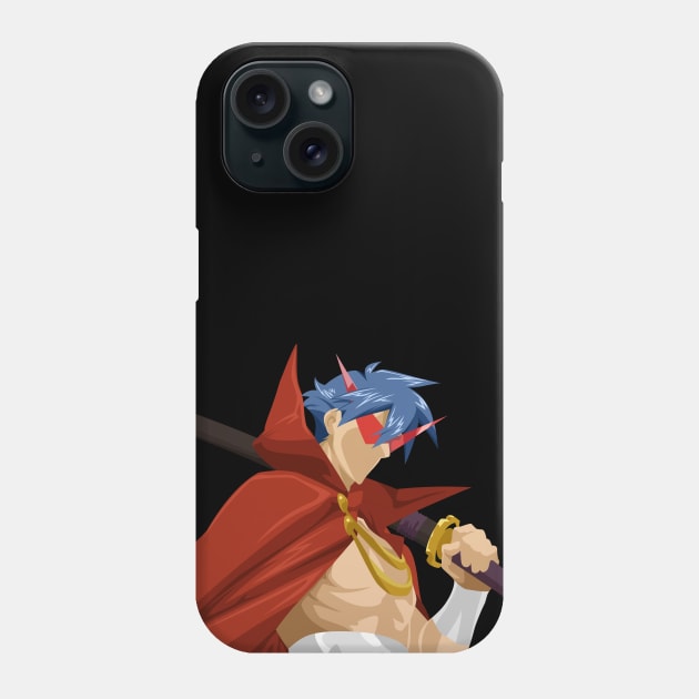 Kamina Gurren Lagann Phone Case by Lazareen