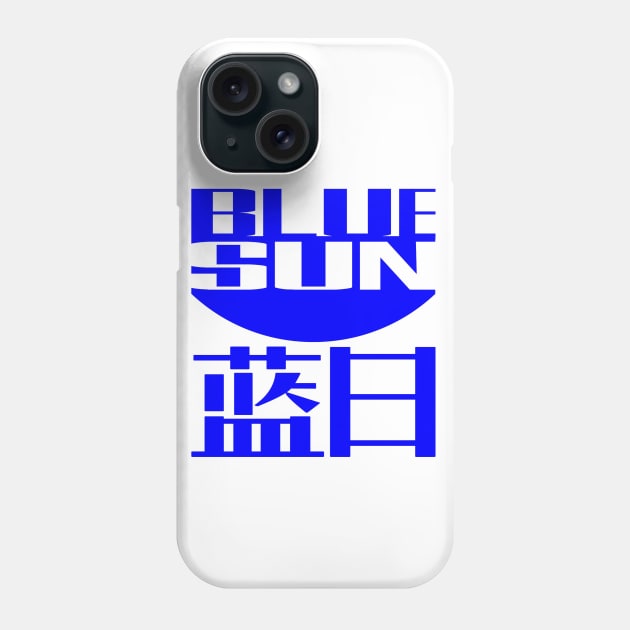 Firefly Blue Sun Phone Case by woodnsheep