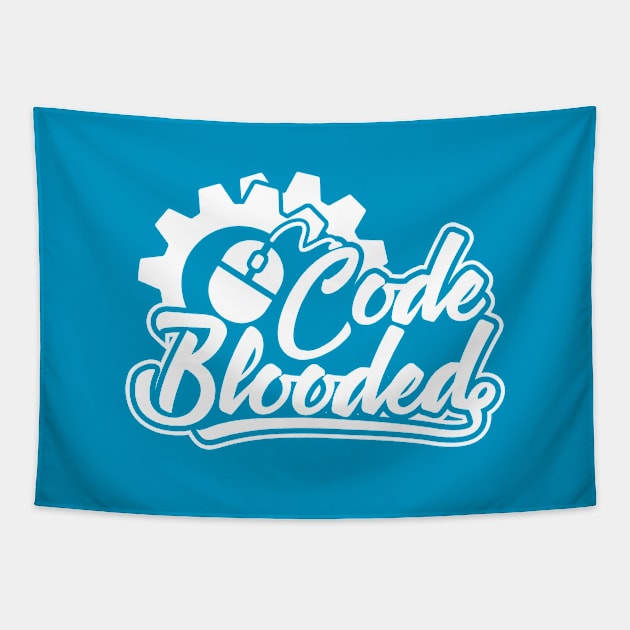 Code Blooded Tapestry by artlahdesigns