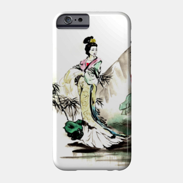 Chinese Girl Painting Phone Case Teepublic