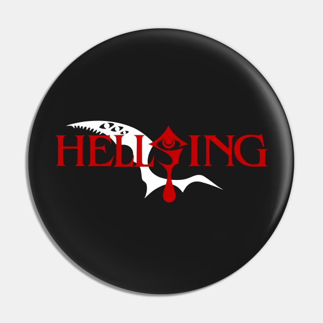 Logo of Hellsing Anime Pin by malaqueen