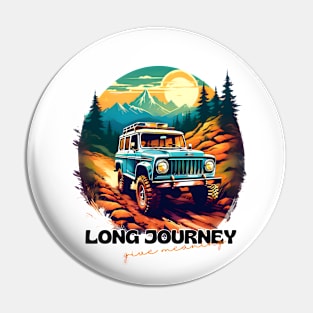 Wilderness Wheels: Off-Road Expedition Pin