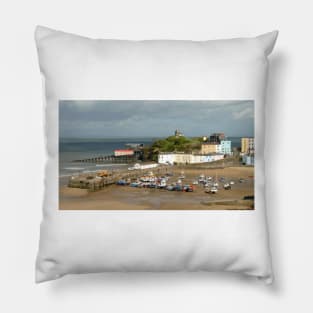 Tenby, Pembrokeshire, Wales Pillow