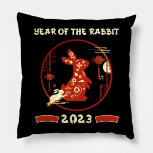 Year of the Rabbit 2023 Chinese New Year Pillow