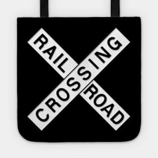 Railroad Crossing Sign Tote