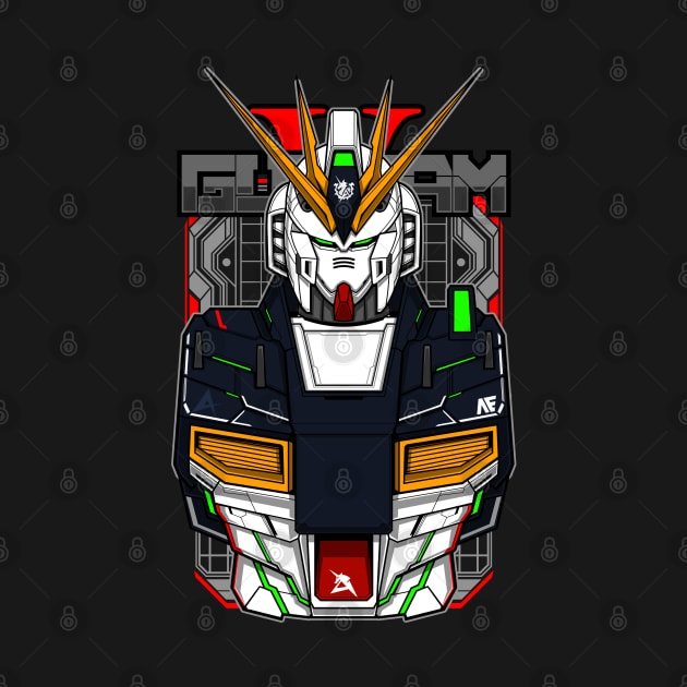 Nu Gundam by WahyudiArtwork