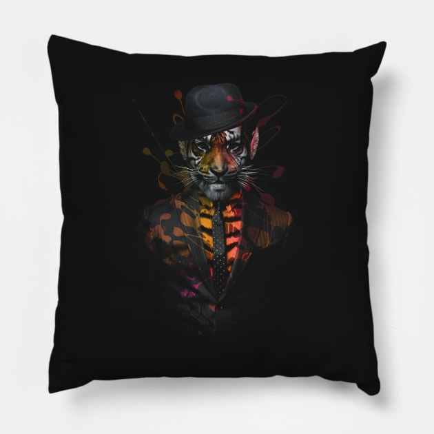 Wild Business Pillow by Sitchko