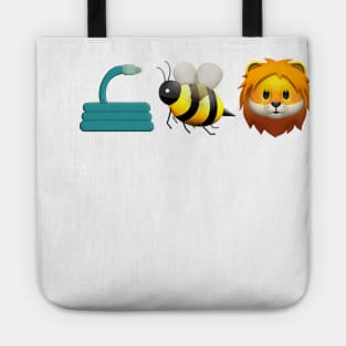 Hose Bee Lion Emoji T-Shirt Tote