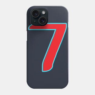 funny numbers Get your luck number 7 Phone Case