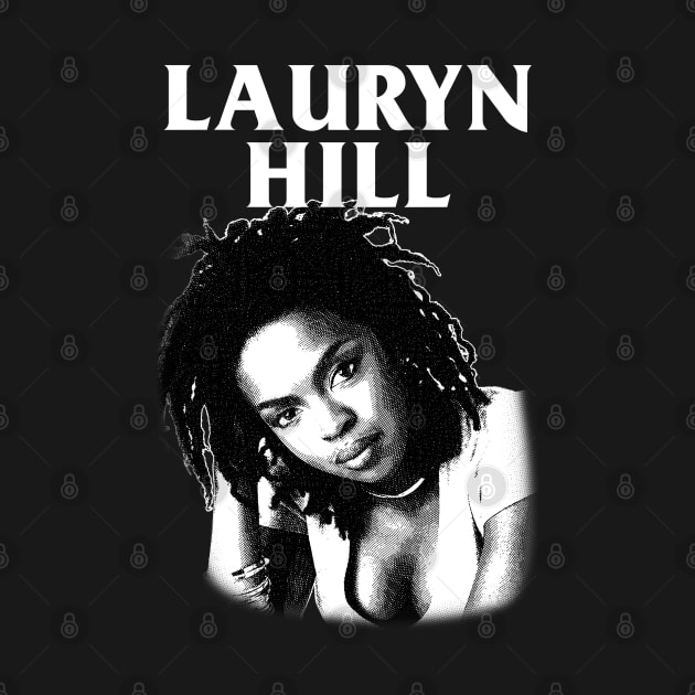 Lauryn Hill - Engraving Style by Parody Merch