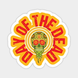 Day of the Dead sugar skull design Magnet