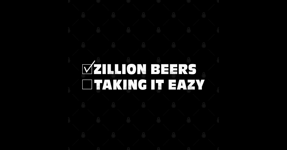 Barstool Sports Zillion Beers Taking It Easy tee Barstool Sports TShirt TeePublic