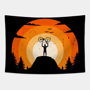 Mountain Bike MTB Downhill Biking Cycling Biker Tapestry