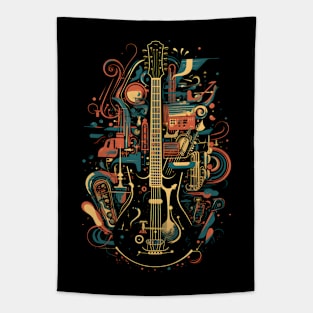 Guitar Music Dreams Tapestry