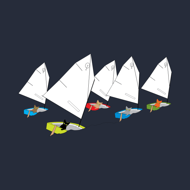 Optimist Sailing Dingy - Cat Race by CHBB