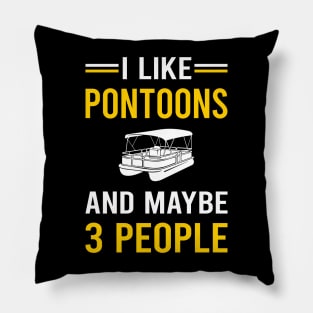 3 People Pontoon Pontooning Pillow