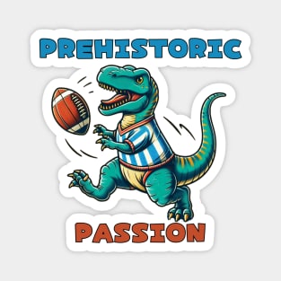 Football player dino Magnet