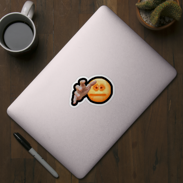 Cursed Emoji Hand Cursed Emoji Hand Sticker Teepublic Cursed Emoji Hand Cursed Emoji Hand Sticker Teepublic