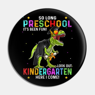 Preschool Graduation Class 2024 Pre k Dinosaur Kids Pin