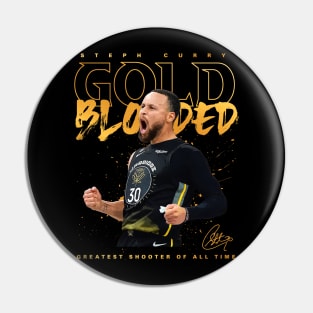 Steph Curry Gold Blooded Pin