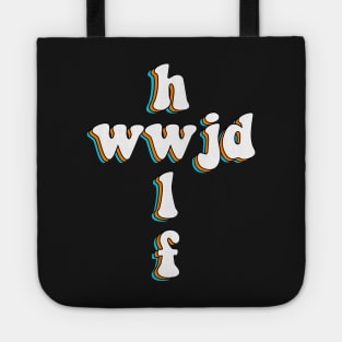 wwjd x hwlf Tote