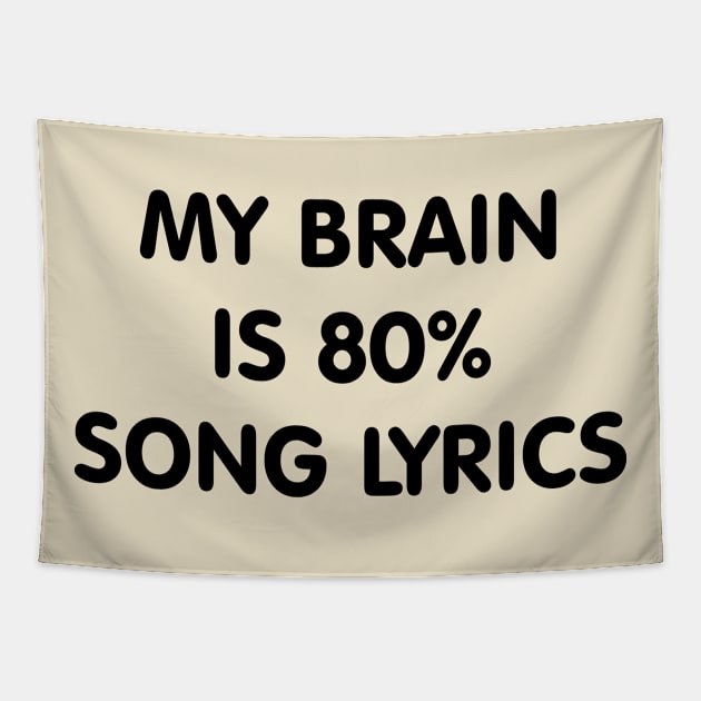 my brain is 80 song lyrics Tapestry by bisho2412