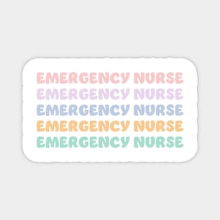 emergency nurse, en nurse shirt Magnet