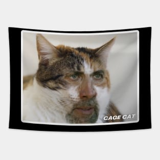 Cage Cat Tapestry