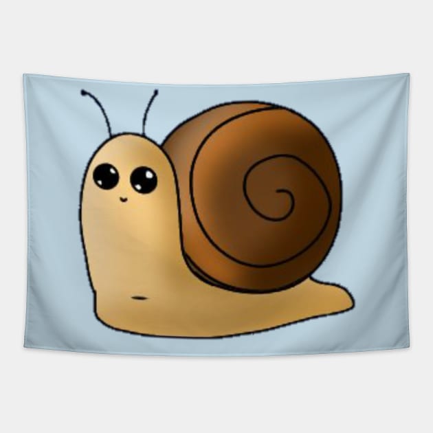 Squelch the Snail Tapestry by ArielSRM