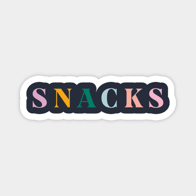 Snacks Magnet by Duchess Plum