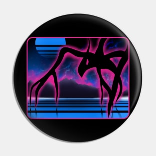 The Mind Flayer 80's poster Pin